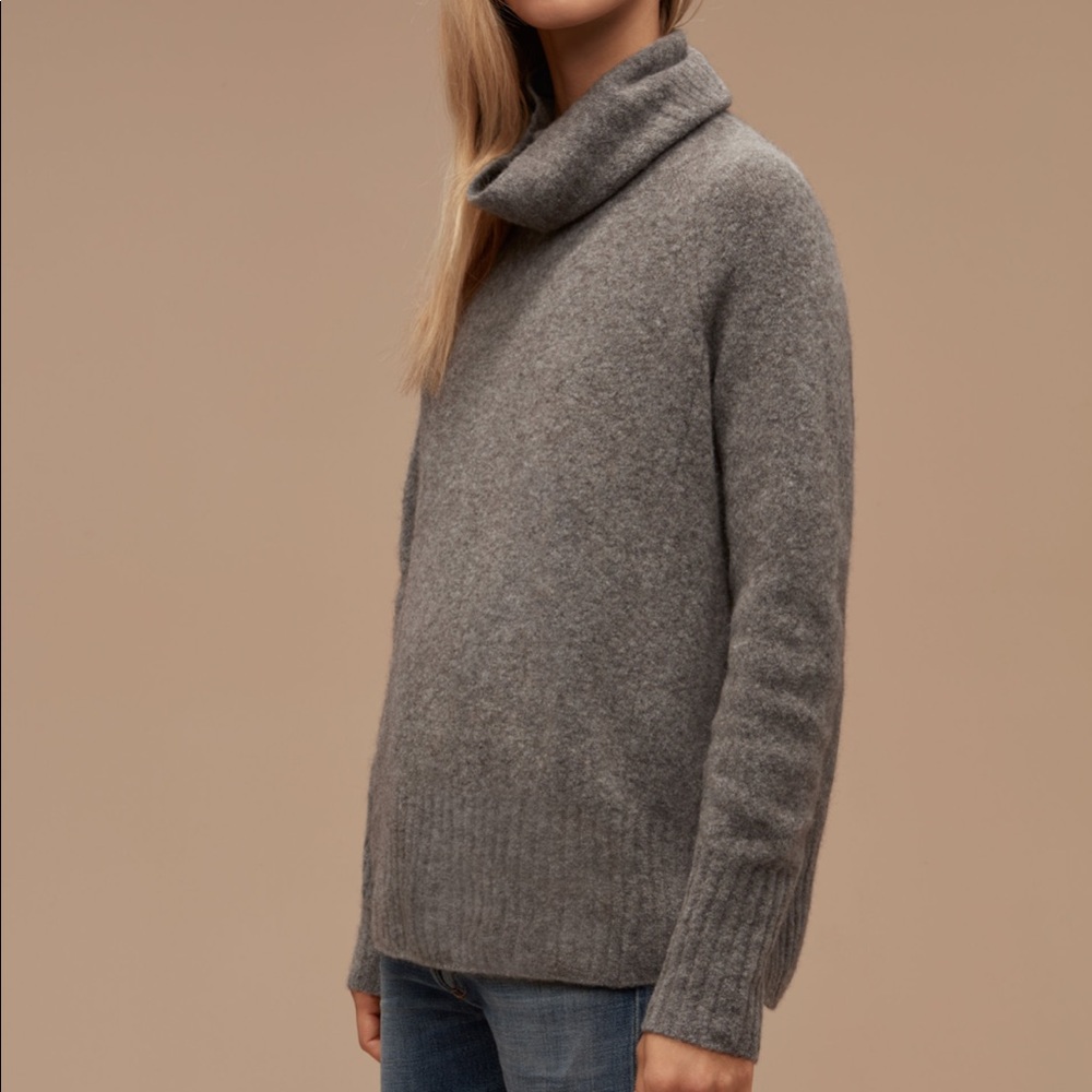 Aritzia | Community Plutarch Sweater in Grey/Brown - Size M